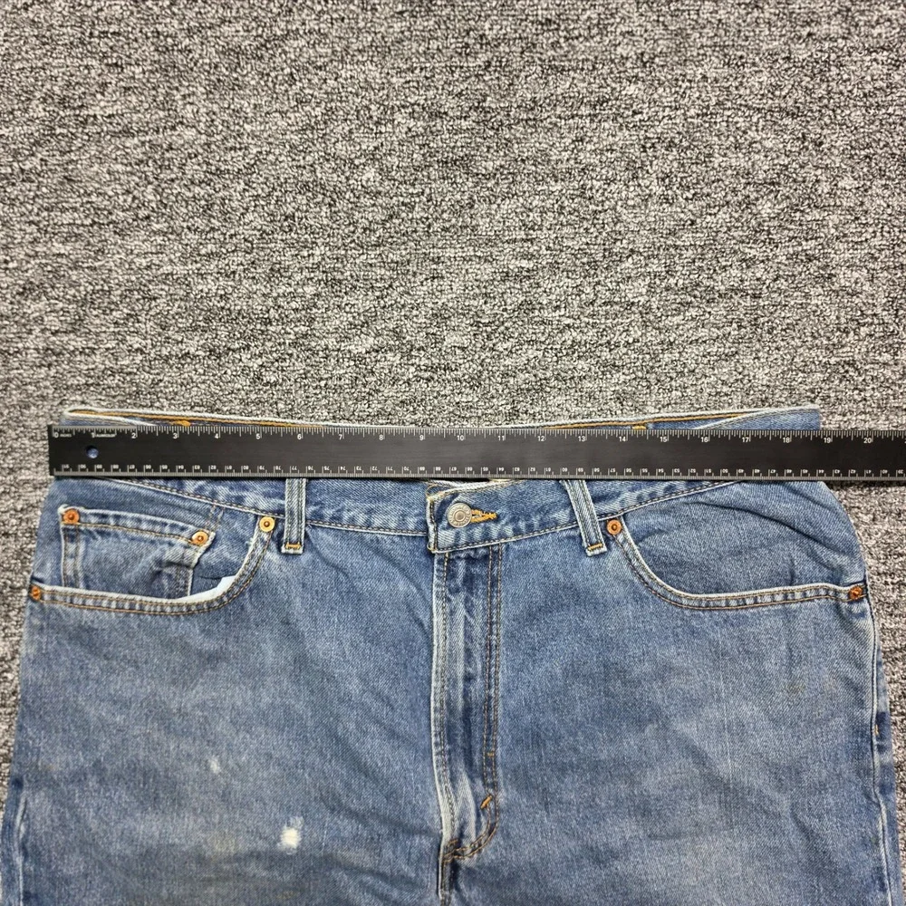 Vintage Baggy Skate Relaxed Fit Jeans Mens 40x32 Blue Levi's 550 Made in Canada